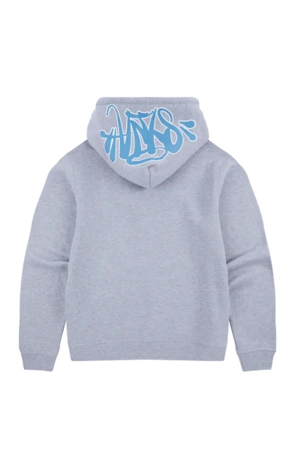 SYNA OG HOOD – GREY MARL/BLUE