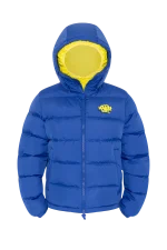 SYNA DOUBLE PUFFER JACKET NAVY / YELLOW