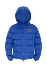 SYNA DOUBLE PUFFER JACKET NAVY / YELLOW