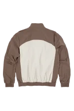 TEAM SYNA PIPE TRACK JACKET BROWN/BEIGE