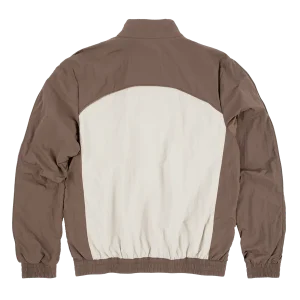 TEAM SYNA PIPE TRACK JACKET BROWN/BEIGE